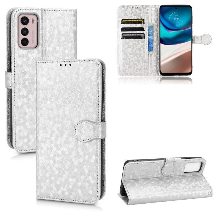 For Motorola Moto G42 Honeycomb Dot Texture Leather Phone Case