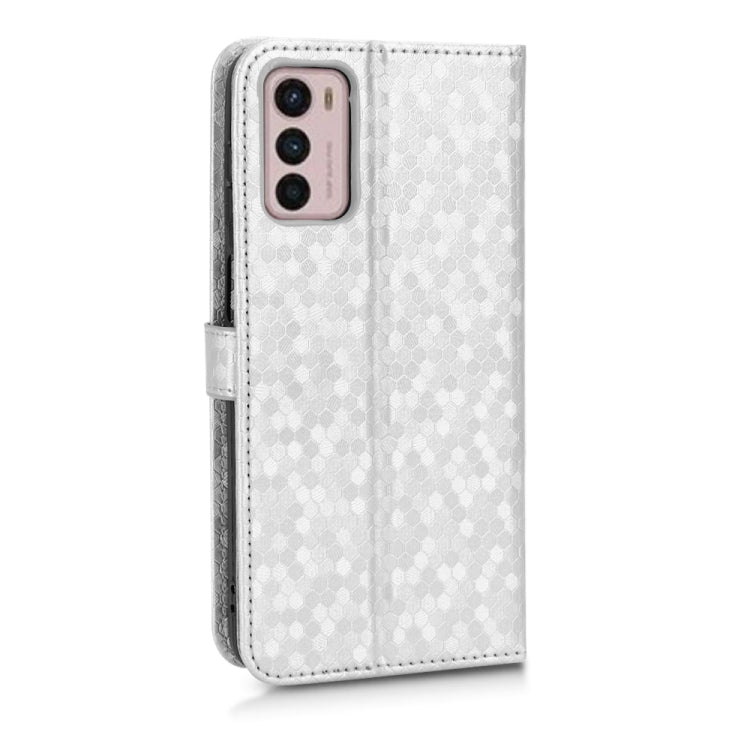 For Motorola Moto G42 Honeycomb Dot Texture Leather Phone Case