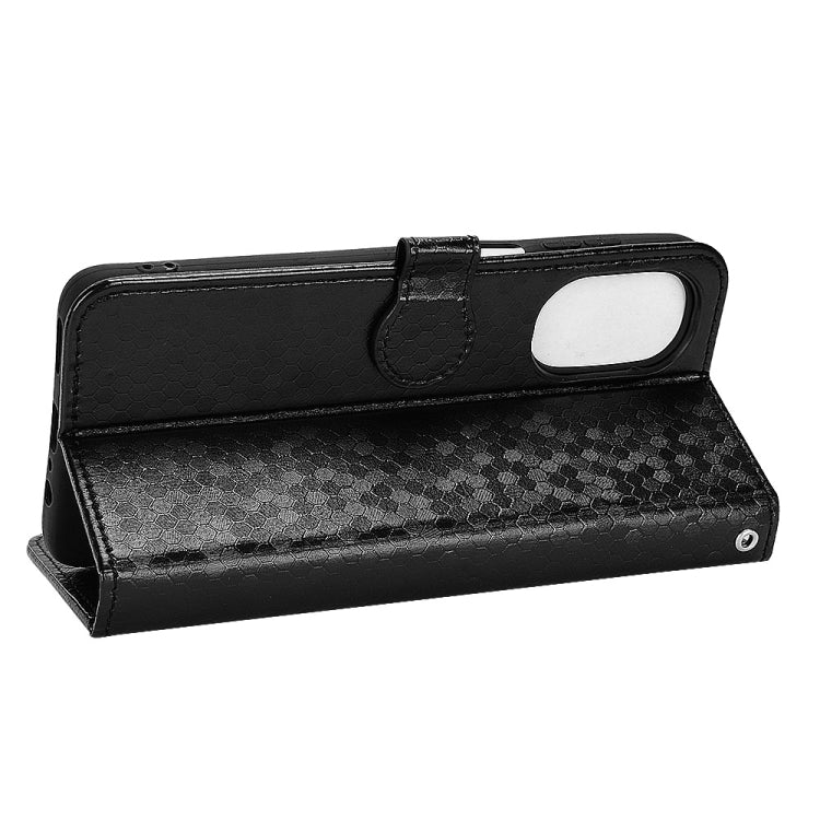 For Motorola Moto G52j Honeycomb Dot Texture Leather Phone Case