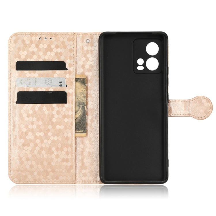 For Motorola Moto S30 Pro 5G Honeycomb Dot Texture Leather Phone Case
