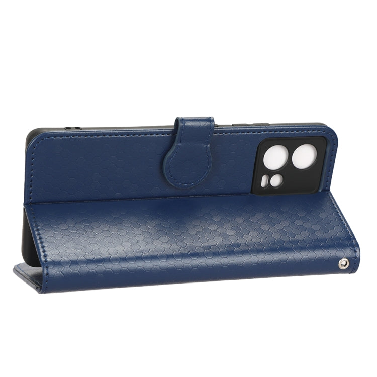 For Motorola Moto S30 Pro 5G Honeycomb Dot Texture Leather Phone Case