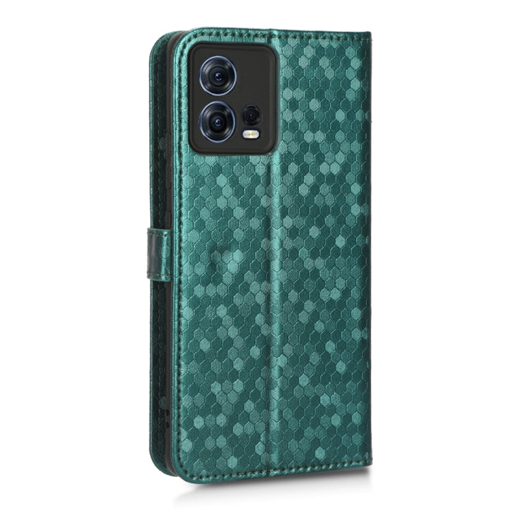 For Motorola Moto S30 Pro 5G Honeycomb Dot Texture Leather Phone Case