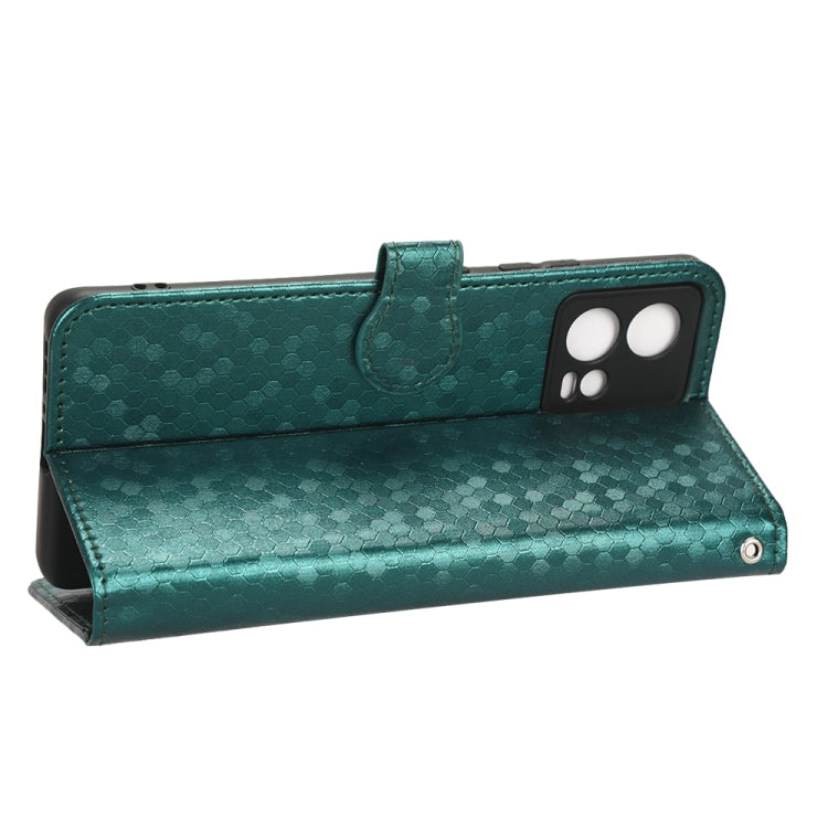 For Motorola Moto S30 Pro 5G Honeycomb Dot Texture Leather Phone Case
