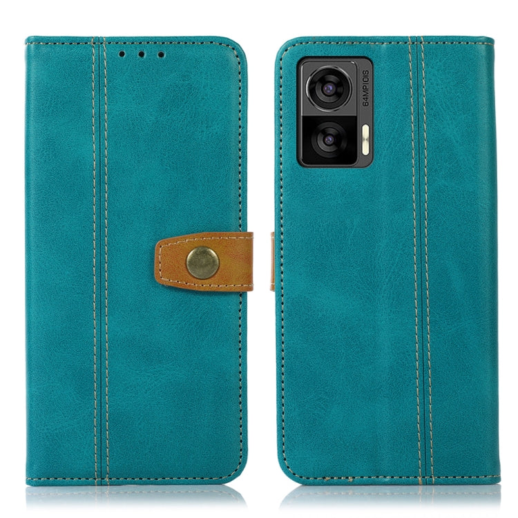 For Motorola Edge 30 Neo 5G Stitching Thread Calf Texture Leather Phone Case