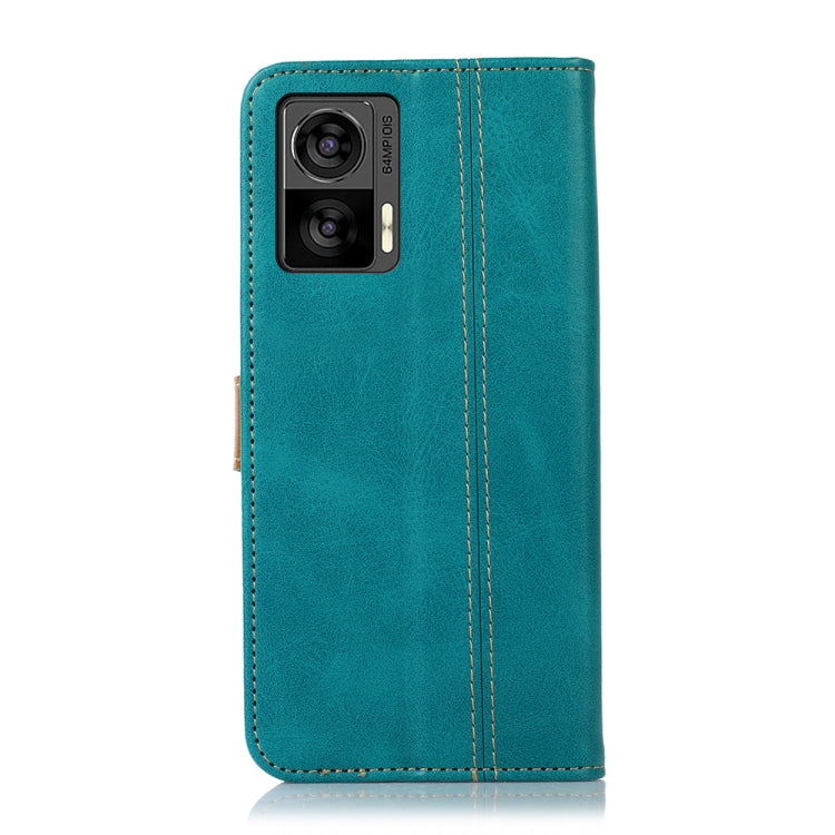 For Motorola Edge 30 Neo 5G Stitching Thread Calf Texture Leather Phone Case