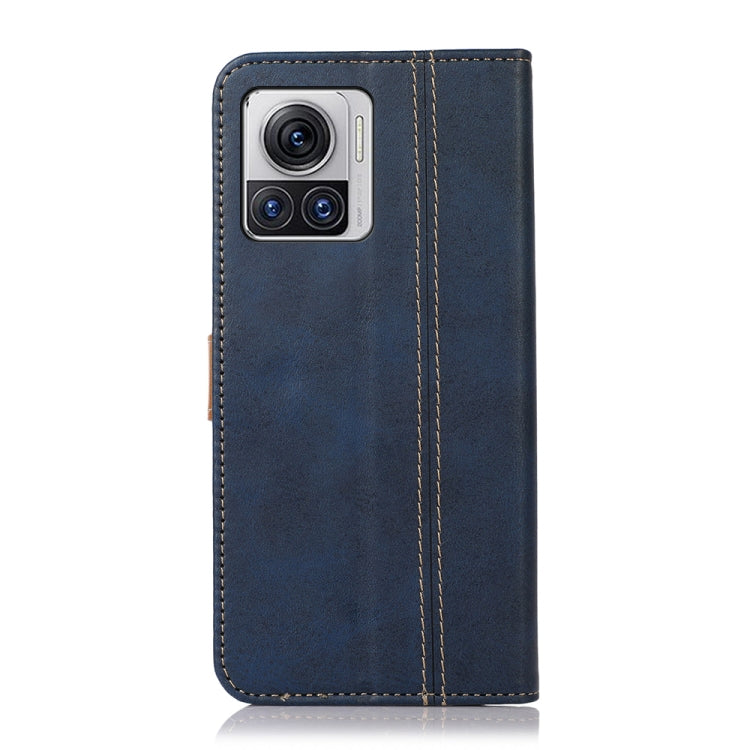For Motorola Edge 30 Ultra 5G / Moto X30 Pro 5G Stitching Thread Calf Texture Leather Phone Case