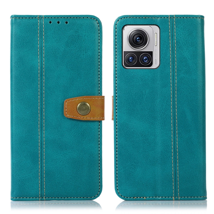 For Motorola Edge 30 Ultra 5G / Moto X30 Pro 5G Stitching Thread Calf Texture Leather Phone Case