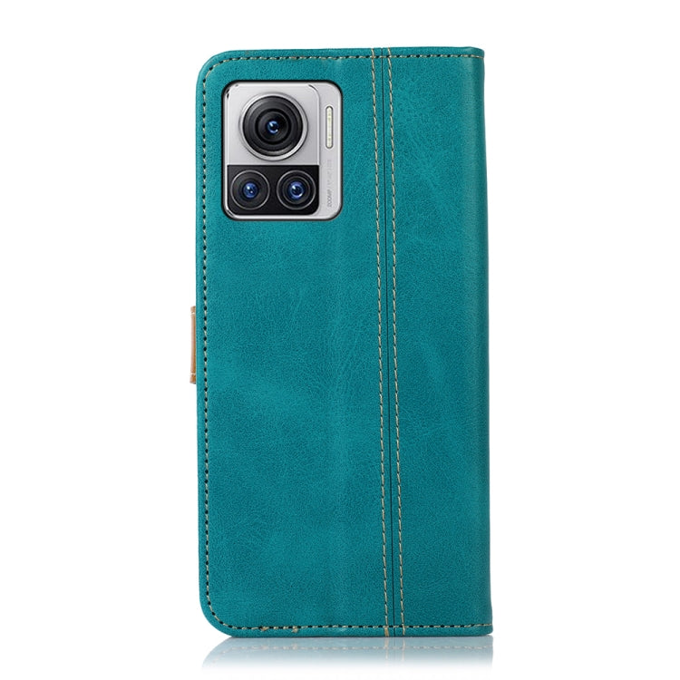 For Motorola Edge 30 Ultra 5G / Moto X30 Pro 5G Stitching Thread Calf Texture Leather Phone Case