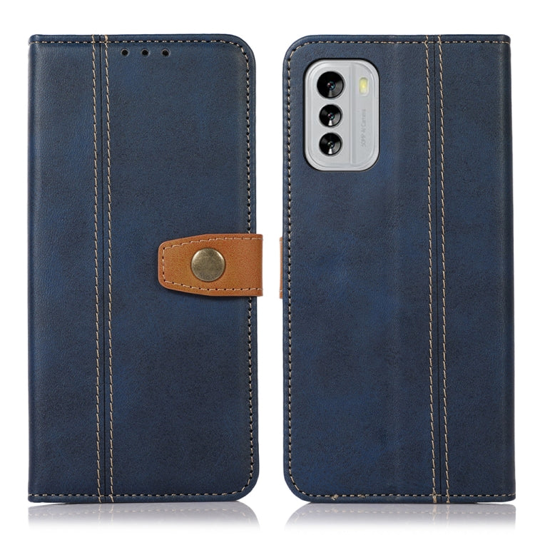 For Nokia G60 5G Stitching Thread Calf Texture Leather Phone Case