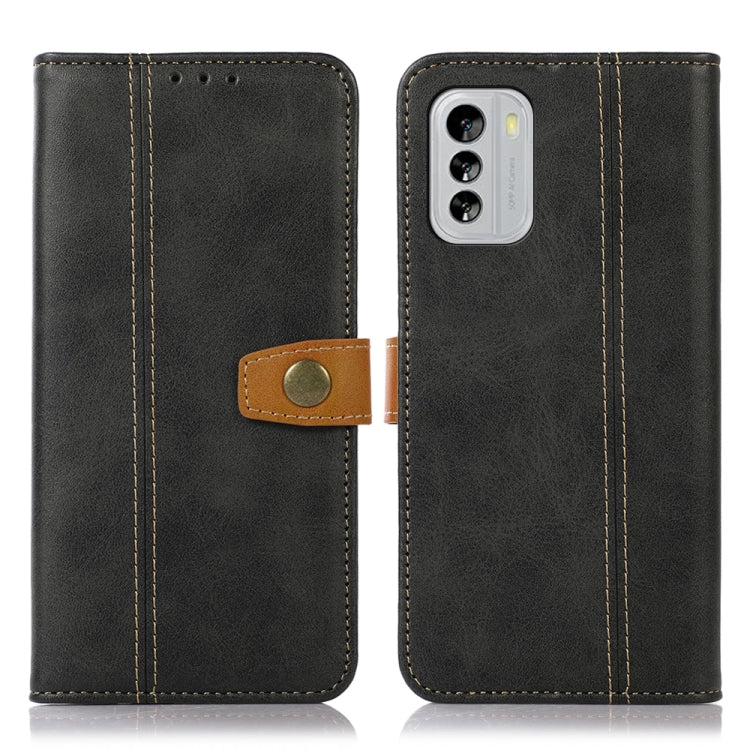 For Nokia G60 5G Stitching Thread Calf Texture Leather Phone Case