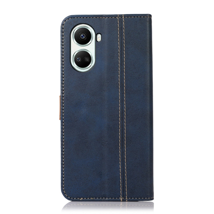 For Huawei nova 10 SE 4G Stitching Thread Calf Texture Leather Phone Case