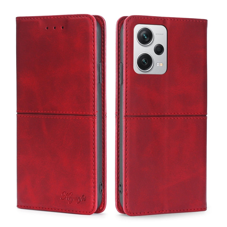 For Xiaomi Redmi Note 12 Pro+ China Cow Texture Magnetic Leather Phone Case