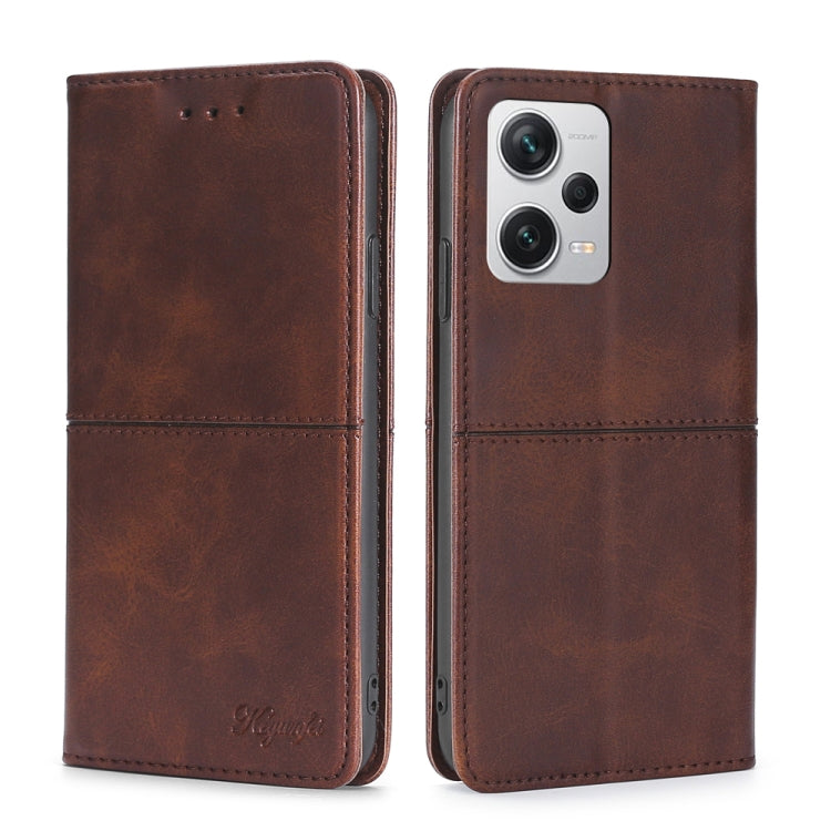 For Xiaomi Redmi Note 12 Pro+ China Cow Texture Magnetic Leather Phone Case