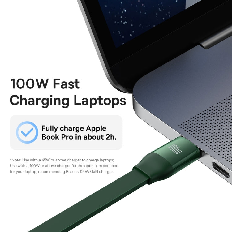 Baseus Bright Mirror 3 in 1 USB-C / Type-C 100W Telescopic Data Cable, Length: 1.2m