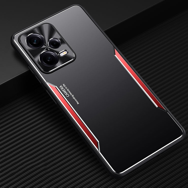 For Xiaomi Redmi Note 12 Pro+ China Blade Series TPU + Titanium Alloy Phone Case