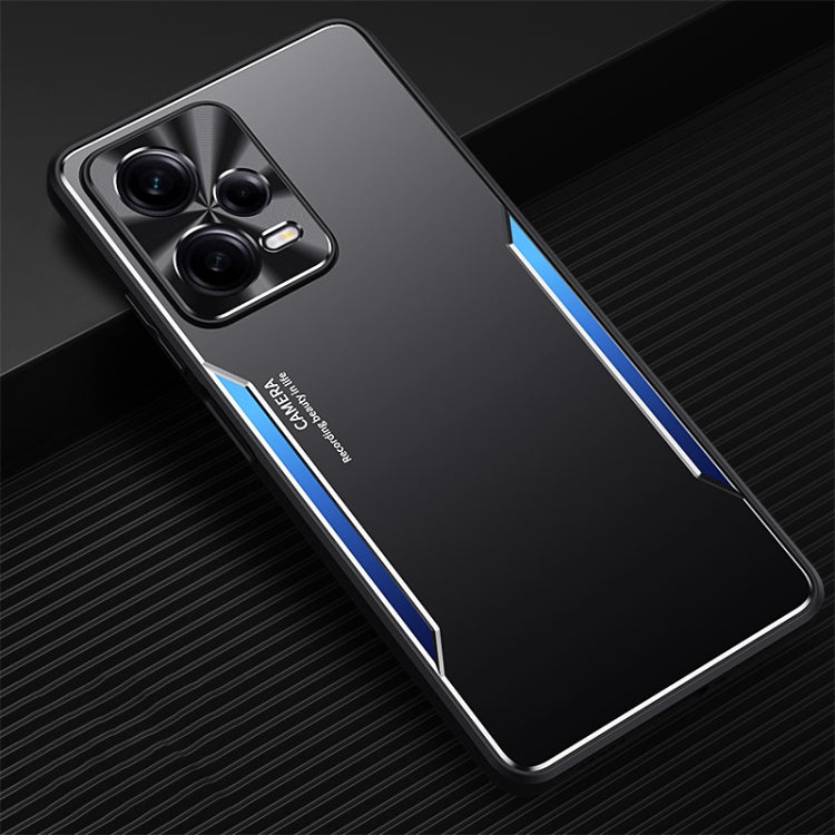 For Xiaomi Redmi Note 12 Pro+ China Blade Series TPU + Titanium Alloy Phone Case