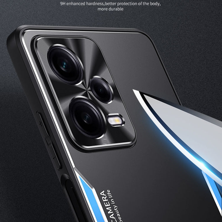 For Xiaomi Redmi Note 12 China Blade Series TPU + Titanium Alloy Phone Case
