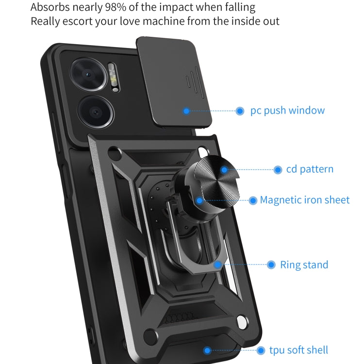 For Xiaomi Redmi 10 5G Sliding Camera Design TPU + PC Phone Case