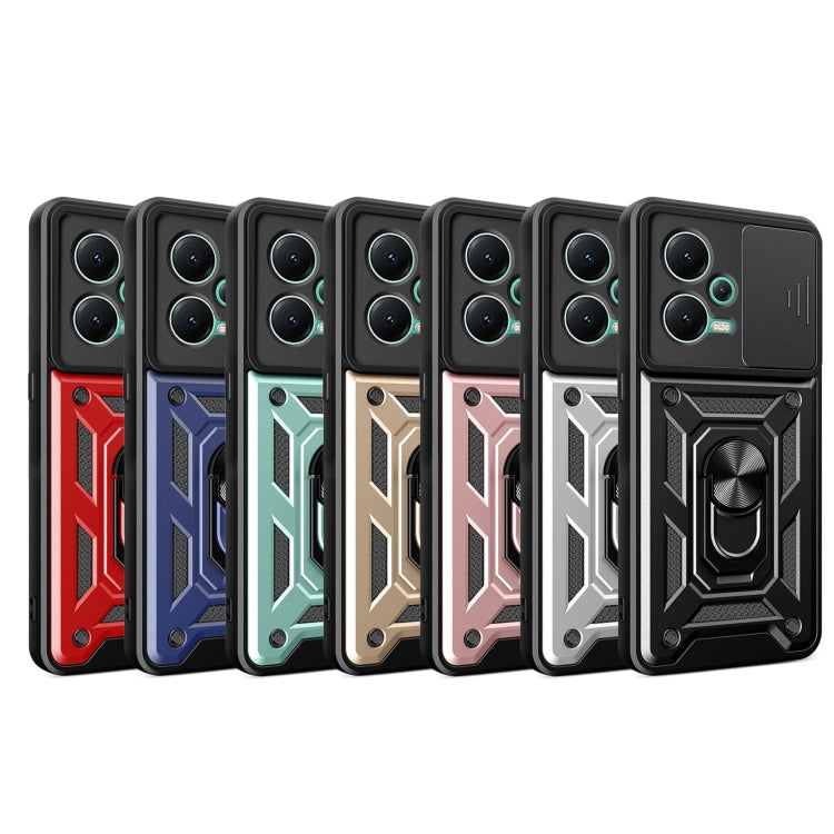 For Xiaomi Redmi Note 12 5G Global / Poco X5 Sliding Camera Design TPU + PC Phone Case