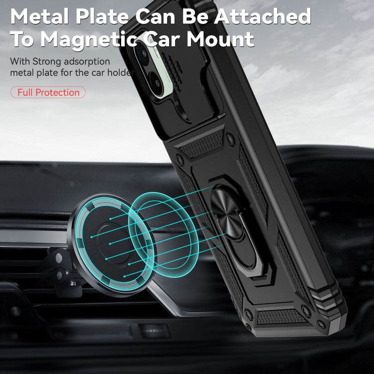 For Xiaomi Redmi A1/A1+ Sliding Camshield Holder Phone Case