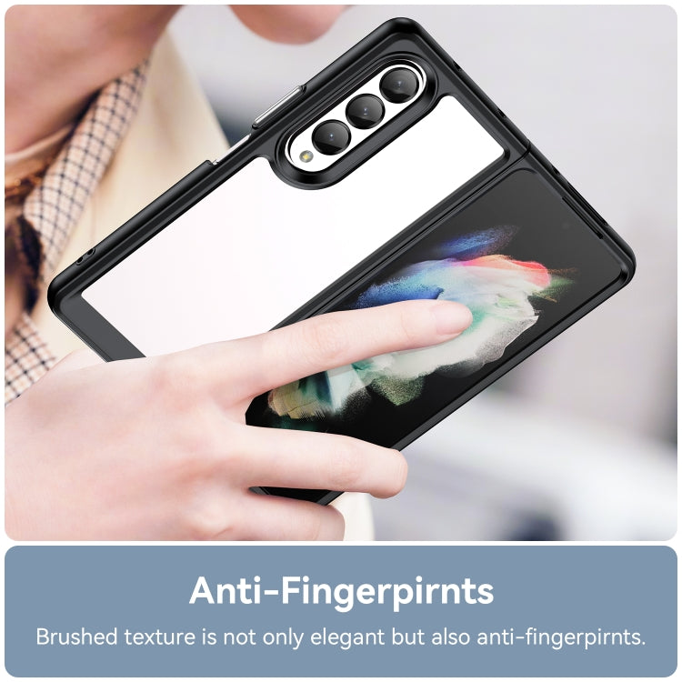 For Samsung Galaxy Z Fold3 5G Colorful Series Acrylic + TPU Phone Case
