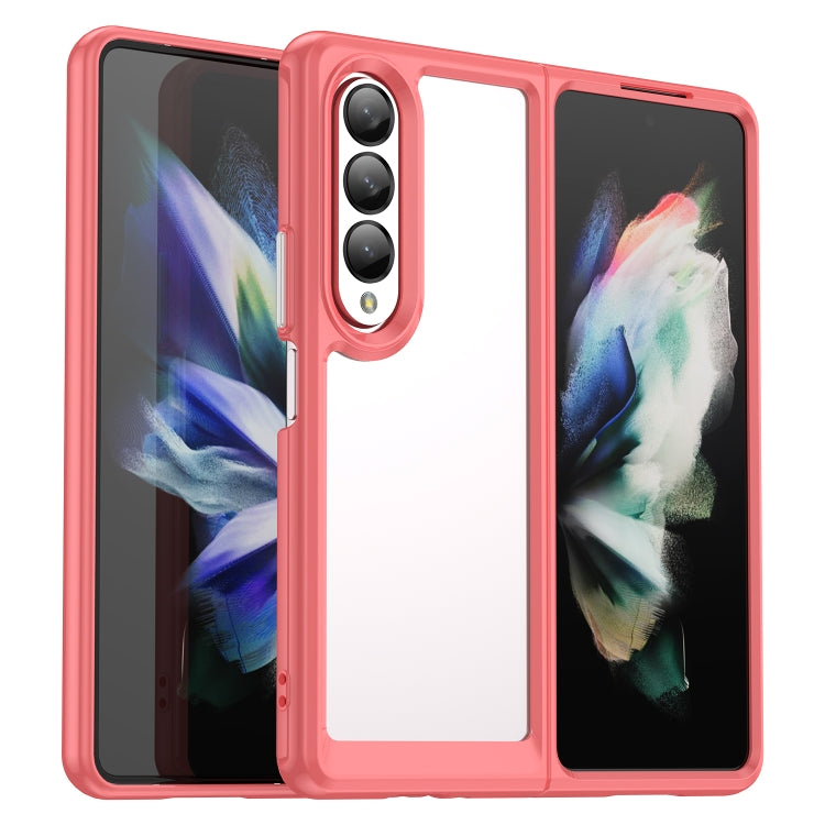 For Samsung Galaxy Z Fold3 5G Colorful Series Acrylic + TPU Phone Case