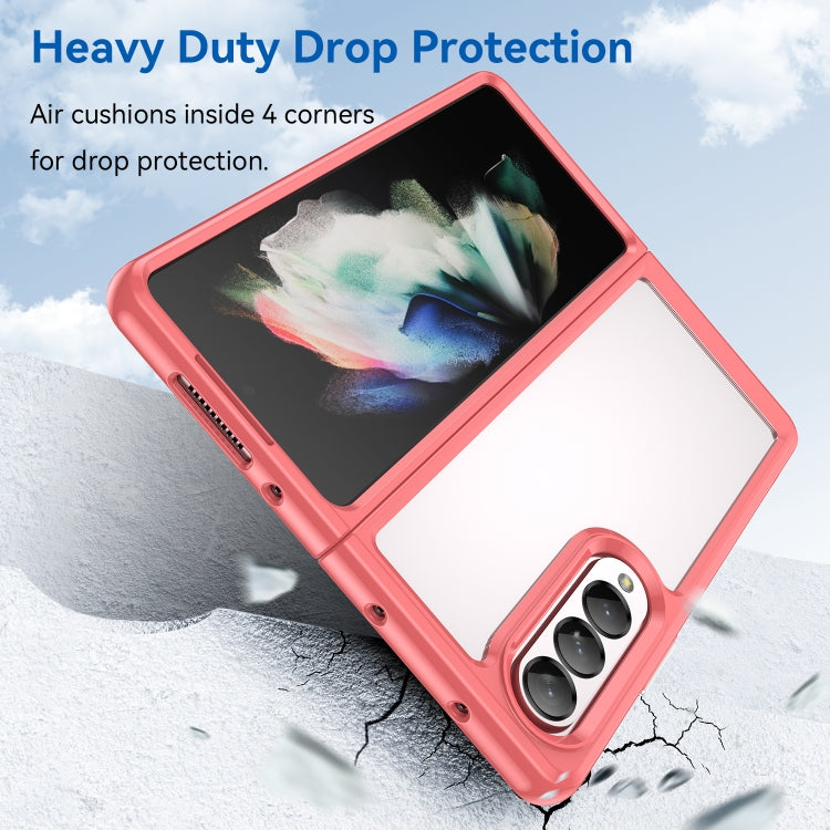 For Samsung Galaxy Z Fold3 5G Colorful Series Acrylic + TPU Phone Case