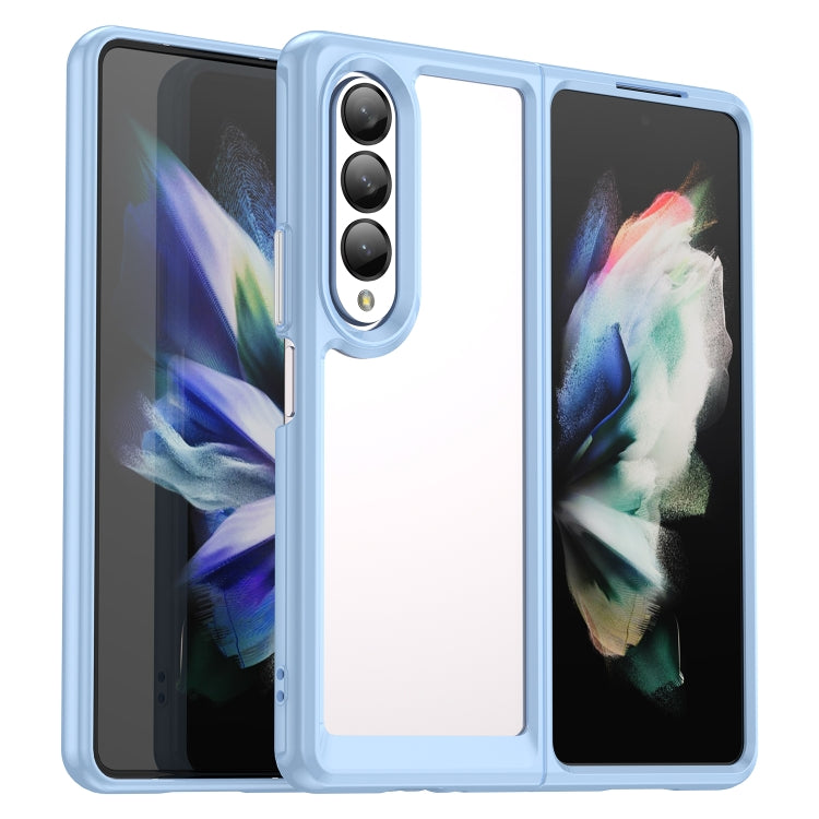 For Samsung Galaxy Z Fold3 5G Colorful Series Acrylic + TPU Phone Case