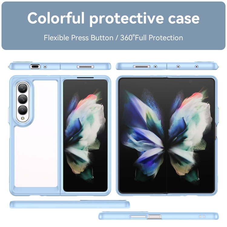 For Samsung Galaxy Z Fold3 5G Colorful Series Acrylic + TPU Phone Case