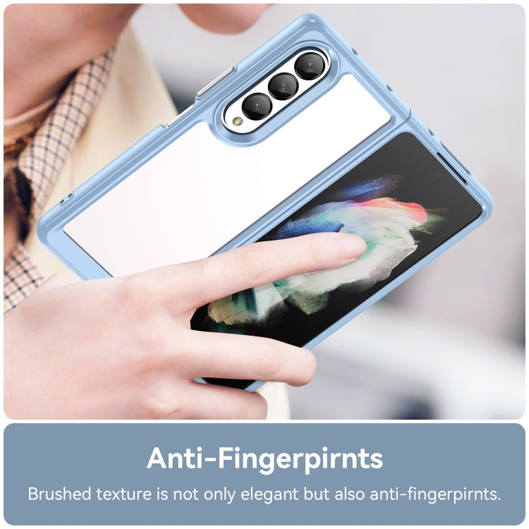 For Samsung Galaxy Z Fold3 5G Colorful Series Acrylic + TPU Phone Case