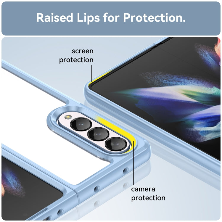 For Samsung Galaxy Z Fold3 5G Colorful Series Acrylic + TPU Phone Case