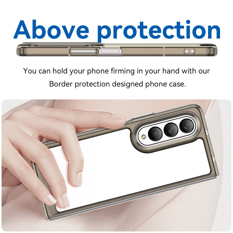 For Samsung Galaxy Z Fold3 5G Colorful Series Acrylic + TPU Phone Case