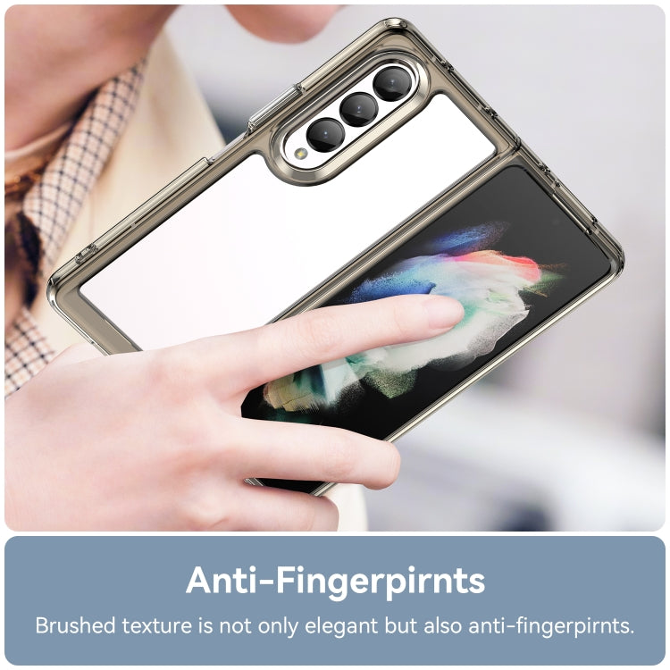 For Samsung Galaxy Z Fold3 5G Colorful Series Acrylic + TPU Phone Case