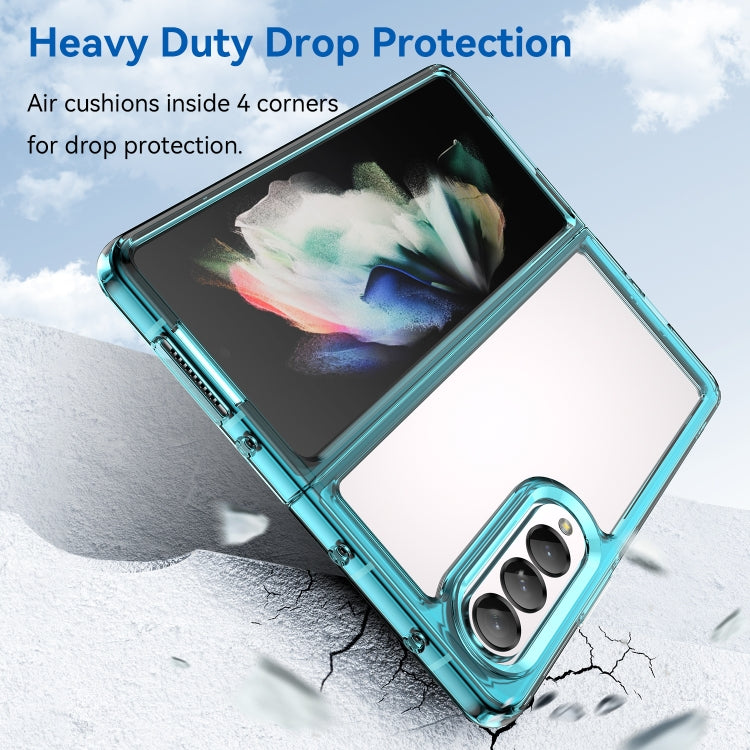 For Samsung Galaxy Z Fold3 5G Colorful Series Acrylic + TPU Phone Case