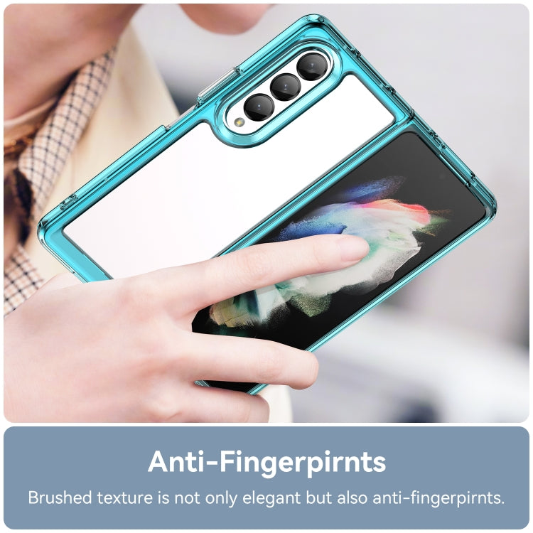 For Samsung Galaxy Z Fold3 5G Colorful Series Acrylic + TPU Phone Case