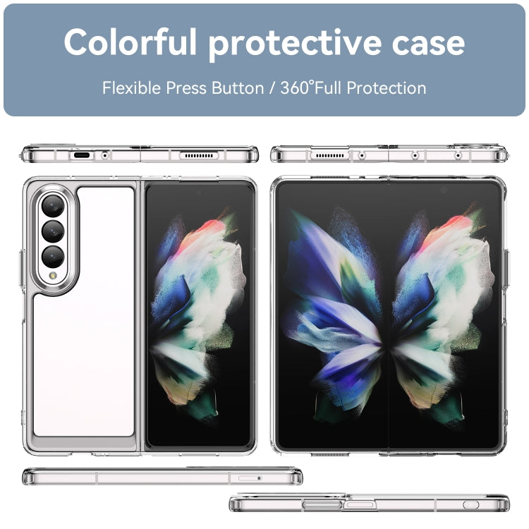 For Samsung Galaxy Z Fold3 5G Colorful Series Acrylic + TPU Phone Case