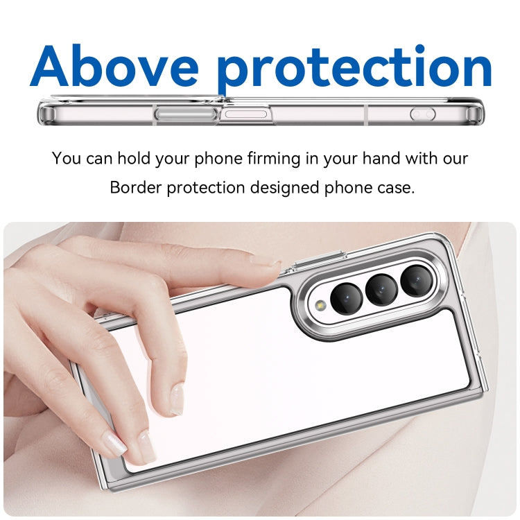 For Samsung Galaxy Z Fold3 5G Colorful Series Acrylic + TPU Phone Case