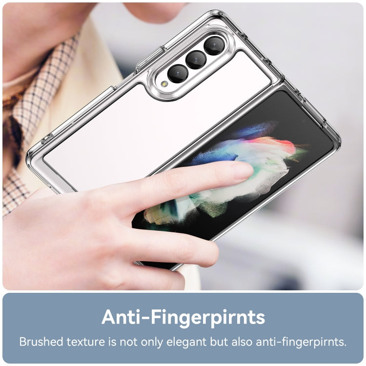 For Samsung Galaxy Z Fold3 5G Colorful Series Acrylic + TPU Phone Case