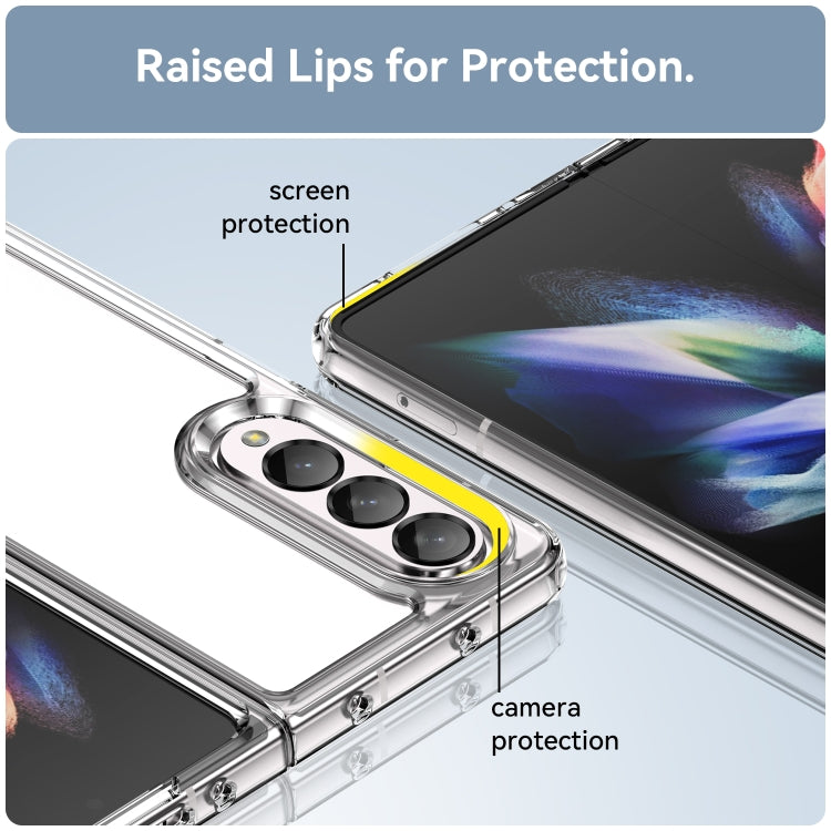 For Samsung Galaxy Z Fold3 5G Colorful Series Acrylic + TPU Phone Case