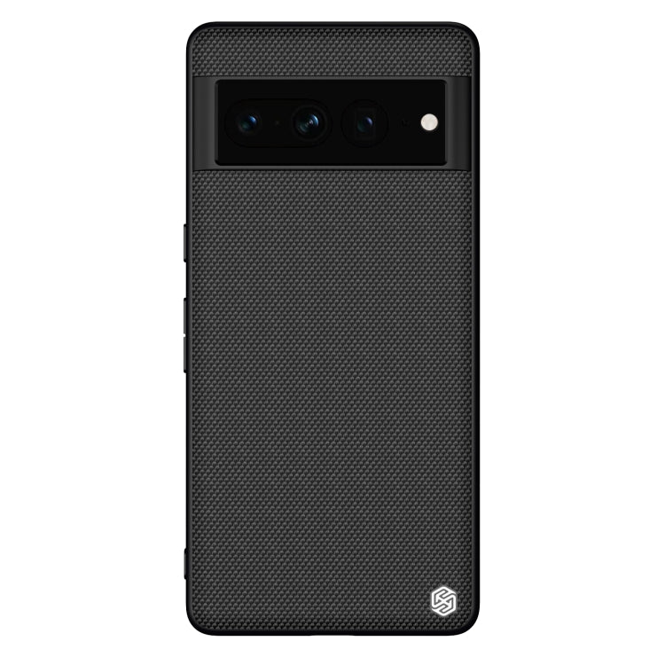 For Google Pixel 7 Pro 5G NILLKIN 3D Textured PC + TPU Shockproof Phone Case(Black)