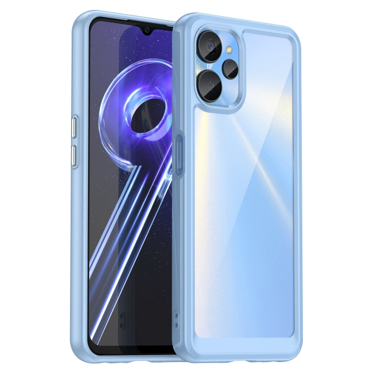For Realme 9i 5G Colorful Series Acrylic + TPU Phone Case