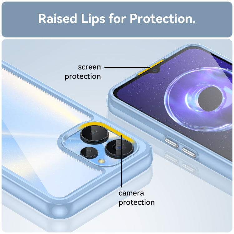 For Realme 9i 5G Colorful Series Acrylic + TPU Phone Case