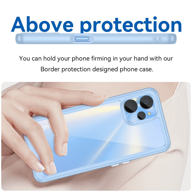 For Realme 9i 5G Colorful Series Acrylic + TPU Phone Case