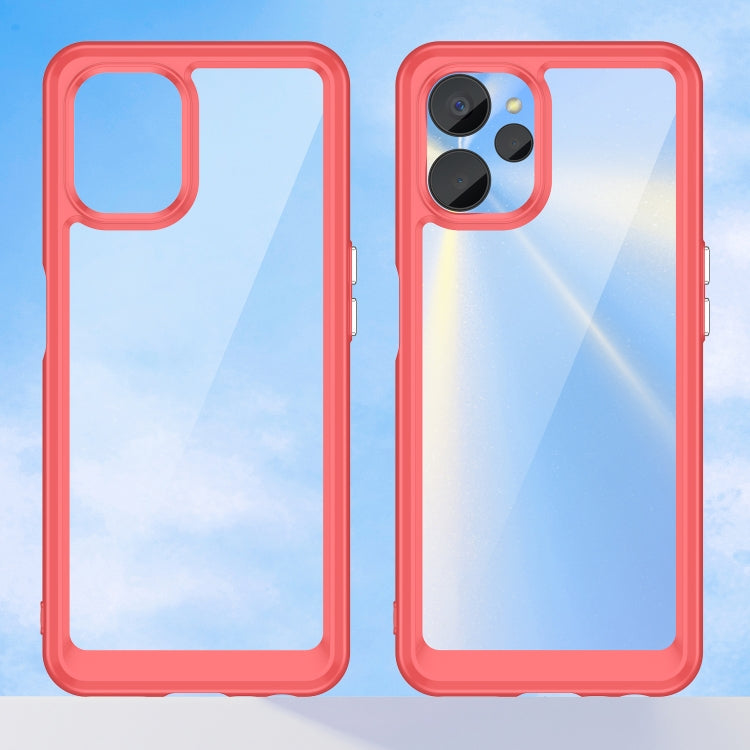 For Realme 9i 5G Colorful Series Acrylic + TPU Phone Case