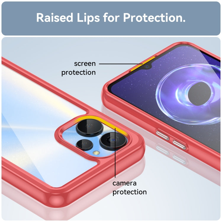 For Realme 9i 5G Colorful Series Acrylic + TPU Phone Case