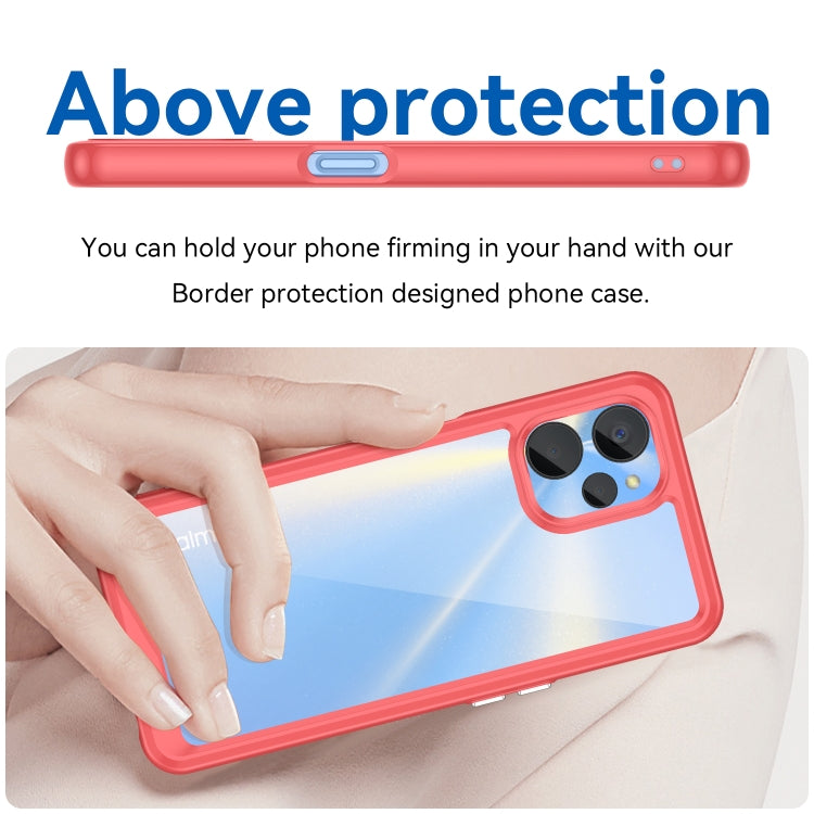 For Realme 9i 5G Colorful Series Acrylic + TPU Phone Case