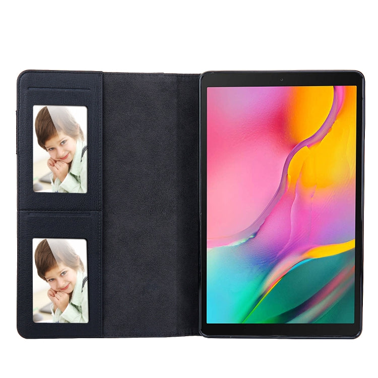 For Galaxy Tab A10.1 2019/T510 CMai2 Tmall Kaka Litchi Texture Horizontal Flip Leather Case with Holder & Card Slot & Photo Frame & Pen Slot
