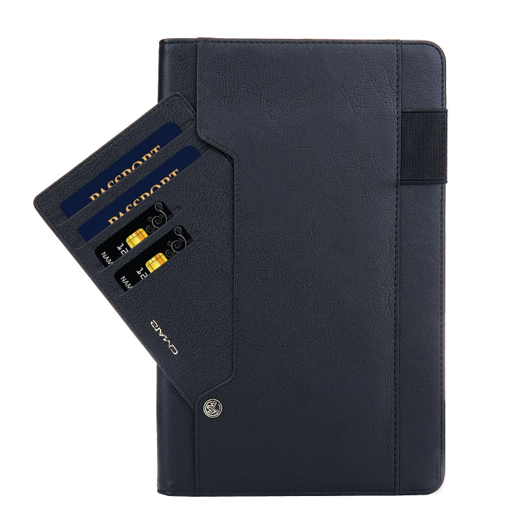 For Galaxy Tab A10.1 2019/T510 CMai2 Tmall Kaka Litchi Texture Horizontal Flip Leather Case with Holder & Card Slot & Photo Frame & Pen Slot