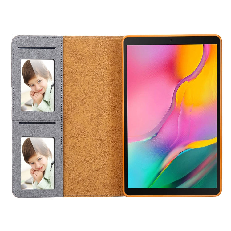 For Galaxy Tab A10.1 2019/T510 CMai2 Tmall Kaka Litchi Texture Horizontal Flip Leather Case with Holder & Card Slot & Photo Frame & Pen Slot