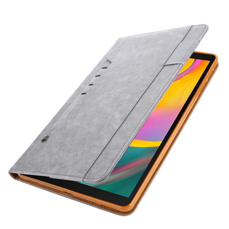 For Galaxy Tab A10.1 2019/T510 CMai2 Tmall Kaka Litchi Texture Horizontal Flip Leather Case with Holder & Card Slot & Photo Frame & Pen Slot